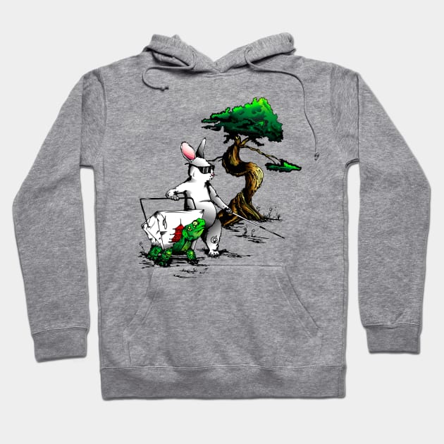 Tortoise and the Hare Hoodie by Renegade Rags